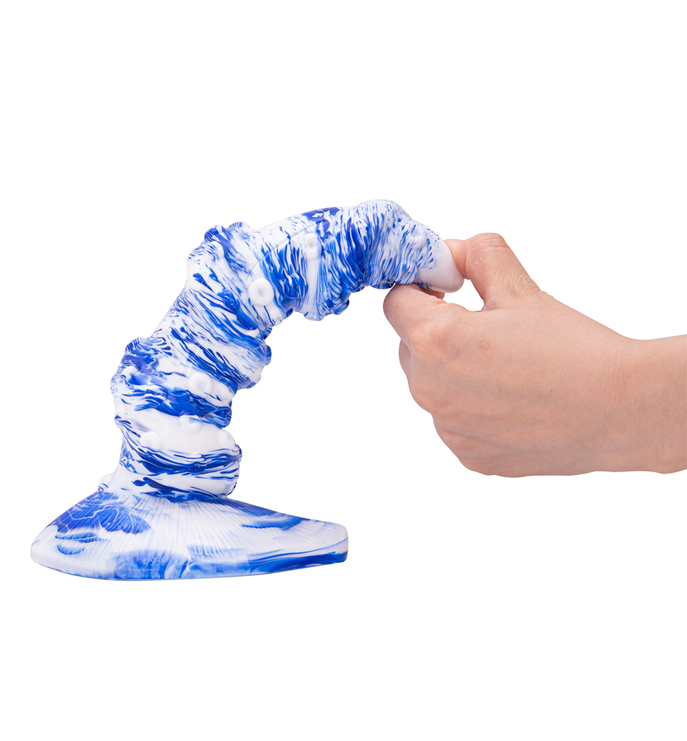 Fallo Monster in silicone con ventosa per donna