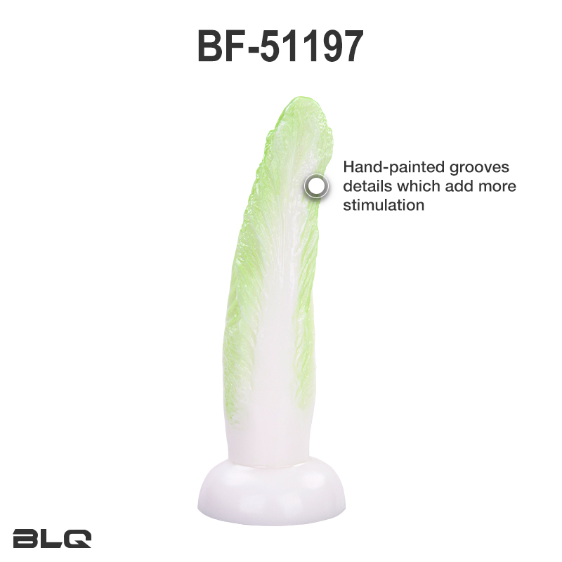 Didlo fantasy a forma di cavolo in silicone premium