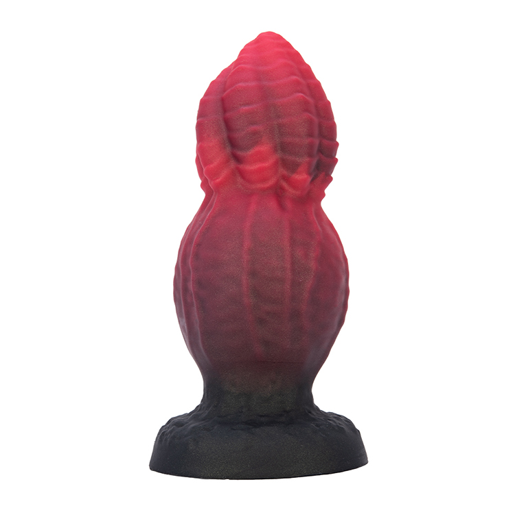 Kleurrijke siliconen kalebasstijl masturbatie speelgoeddildo