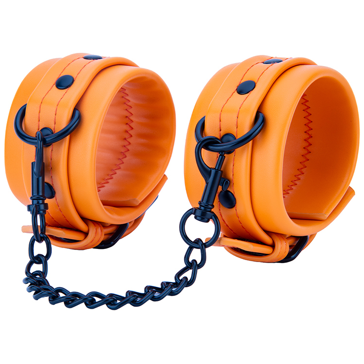 BDSM-Handschellen aus PU-Leder, professionelles Fesselspielzeug f&uuml;r SM-Bondage-Spiele f&uuml;r Erwachsene