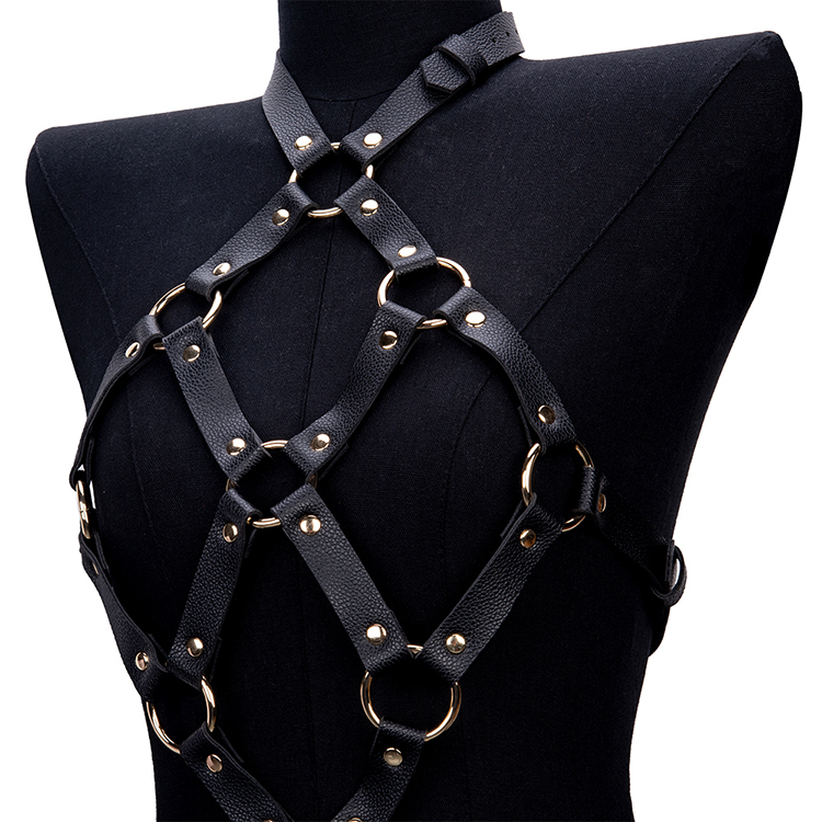 Bondage-Set f&uuml;r SM-Rollenspiele, ma&szlig;geschneidert f&uuml;r Brust-Bondage und Sklaven-Fantasie-Umsetzung