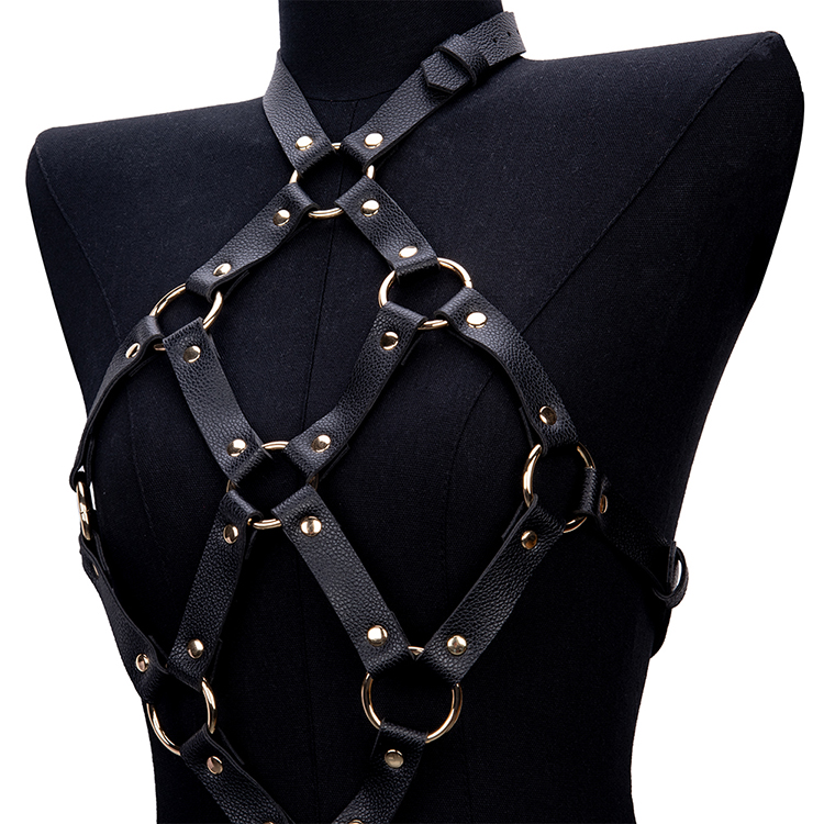 Bondage-Set f&uuml;r SM-Rollenspiele, ma&szlig;geschneidert f&uuml;r Brust-Bondage und Sklaven-Fantasie-Umsetzung