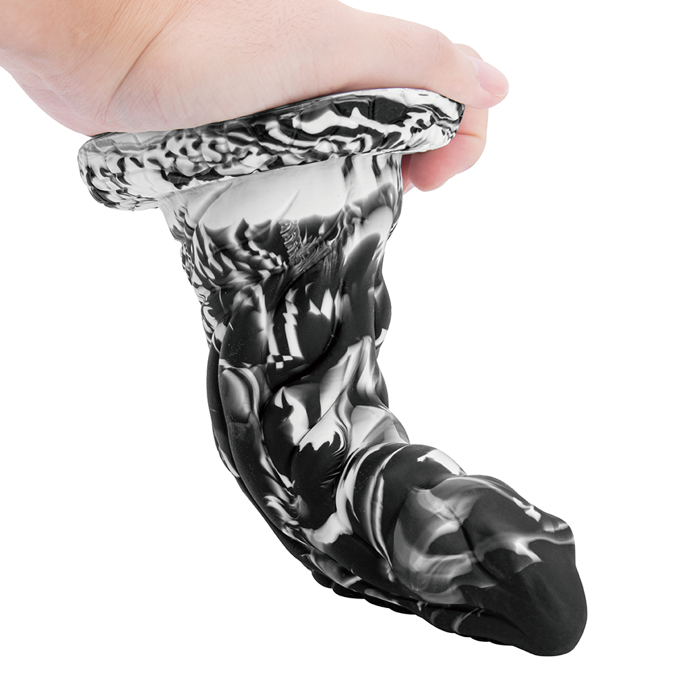 Alieno Realistico Silicone Annodato Pene Enorme Dildo per la Stimolazione del Punto G Giocattolo Sessuale per Adulti per Donne