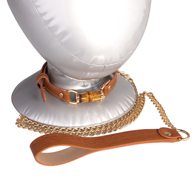 SM Products Luxus-Halsband aus Leder, Sexhalsband f&uuml;r Frauen, Halsband und Kette, Geschenke f&uuml;r Paare
