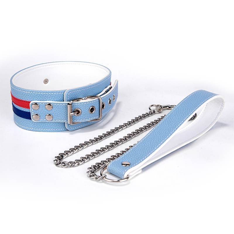 SM Products Luxus-Halsband aus Leder, Sexhalsband f&uuml;r Frauen, Halsband und Kette, Geschenke f&uuml;r Paare