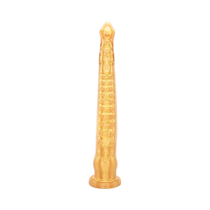 Lebensechter Analdildo aus weichem PVC f&uuml;r Anf&auml;nger, langer und schlanker Allotyp mit starkem Saugnapf