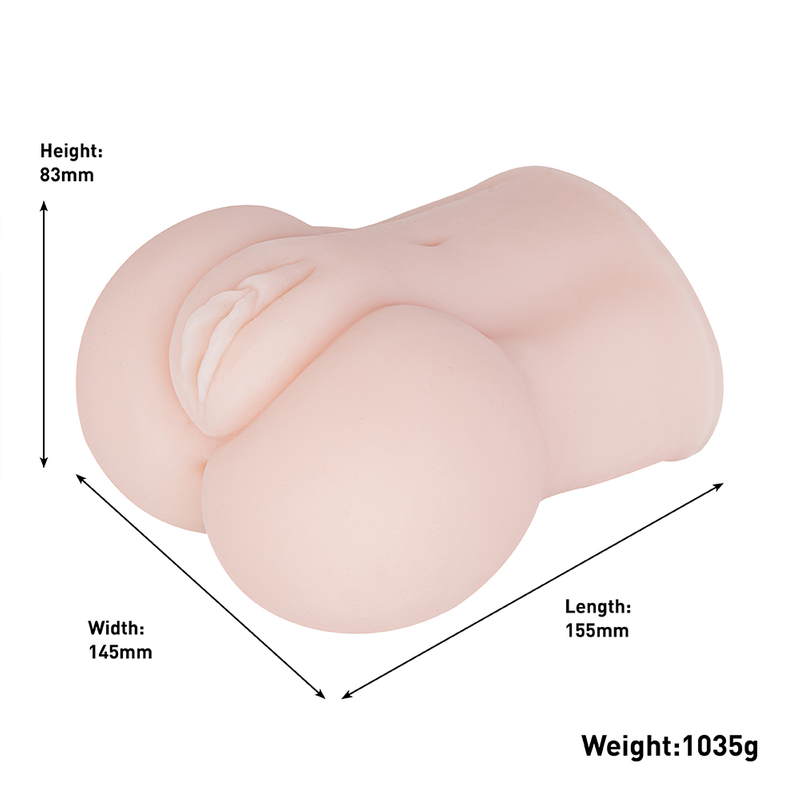 Bambola del sesso anale in TPE 3D per masturbatori di figa sexy della vagina