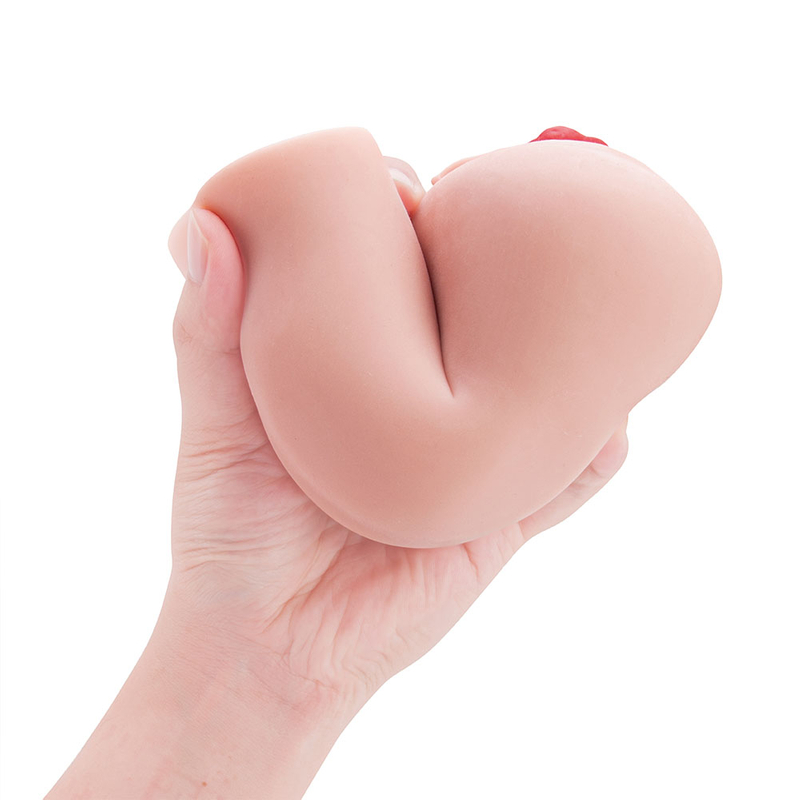 Figa tascabile per adulti con tazza vaginale per masturbazione realistica per uomo