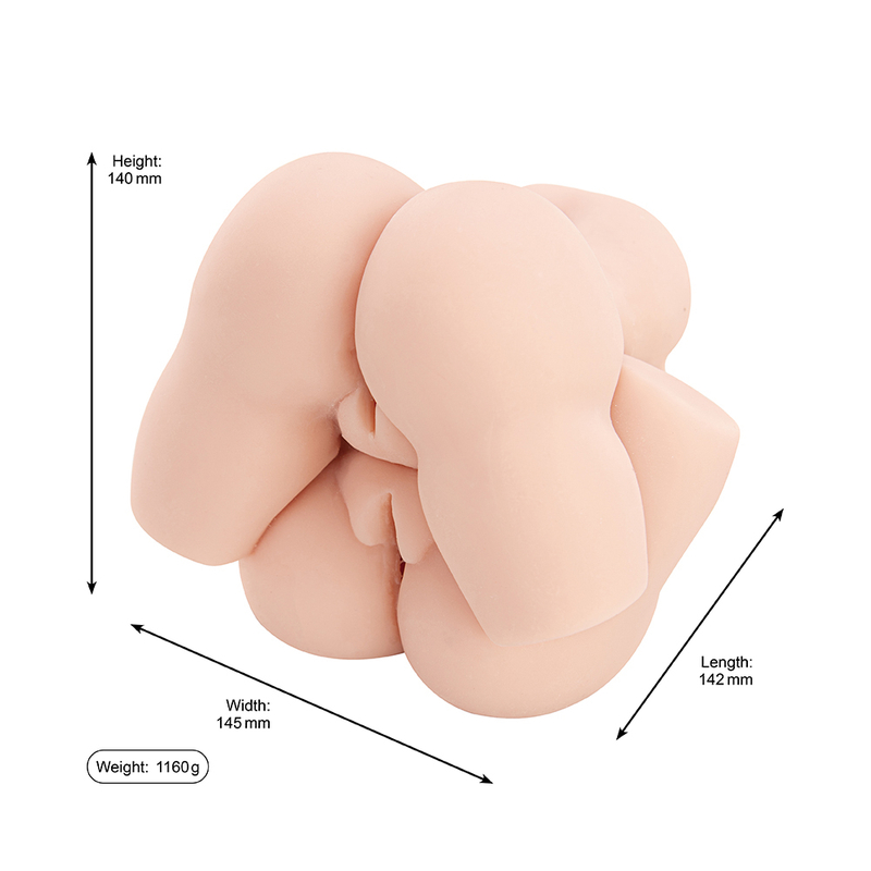 Rubber Pock Pussy mannelijk kunstmatig seksspeeltje voor volwassenen voor mannen die masturberen