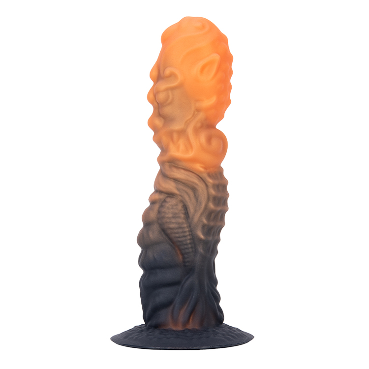 Dildo giocattolo per masturbazione in stile grande disco in silicone colorato