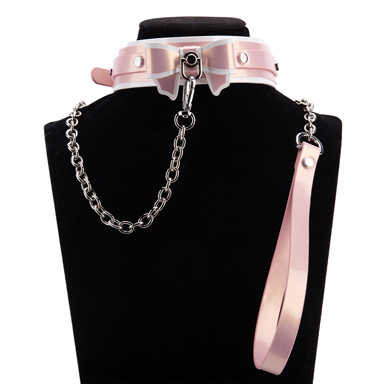 6 pezzi elegante kit bondage SM giocattoli adulti del sesso set con manette collare benda polsini bocca bavaglio frusta per coppie gioco BDSM