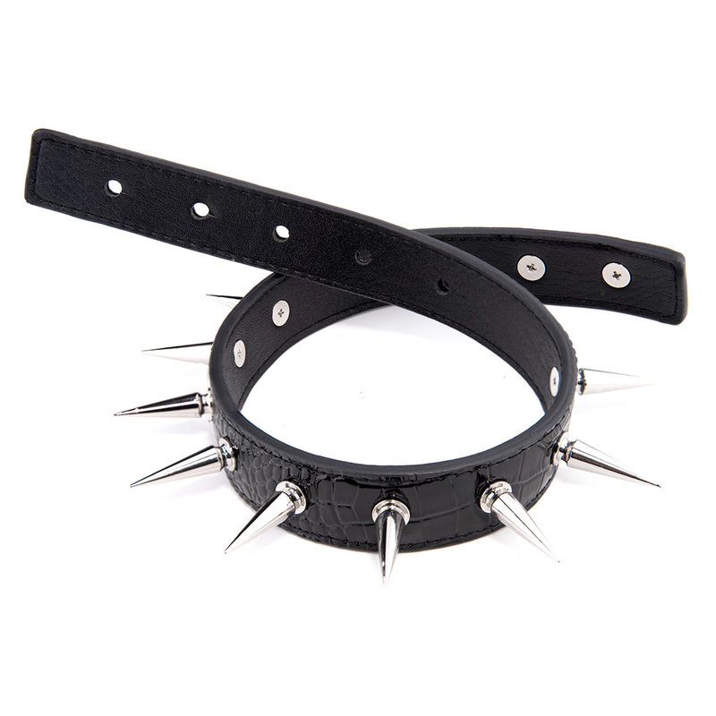 Neuartiges Fessel-Sexspielzeug-Set, SM-Sklavenhalsband mit Hals-zu-Hand-Set, BDSM-Bondage-Set, Gothic-Karneval