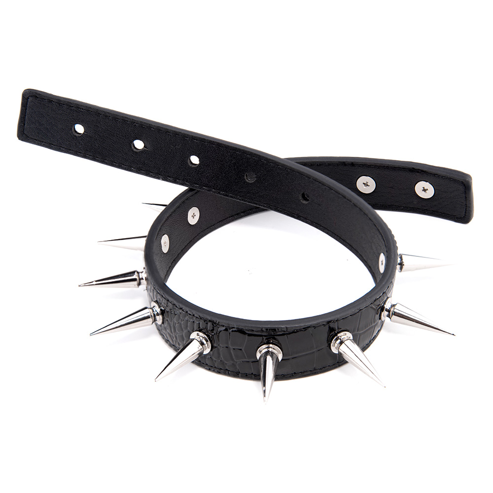 Neuartiges Fessel-Sexspielzeug-Set, SM-Sklavenhalsband mit Hals-zu-Hand-Set, BDSM-Bondage-Set, Gothic-Karneval