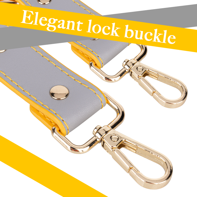 Kit bondage sadomaso in pelle PU giallo grigiastro elegante da 7 pezzi Set da sei pezzi per giochi bondage avventurosi per coppie