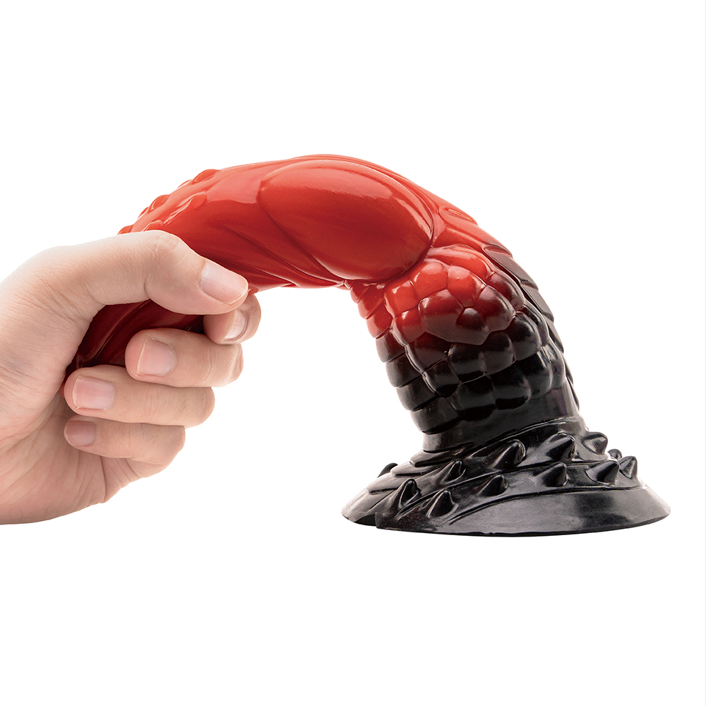 Dark Monster Dildo Ventosa artificiale Pene grande 