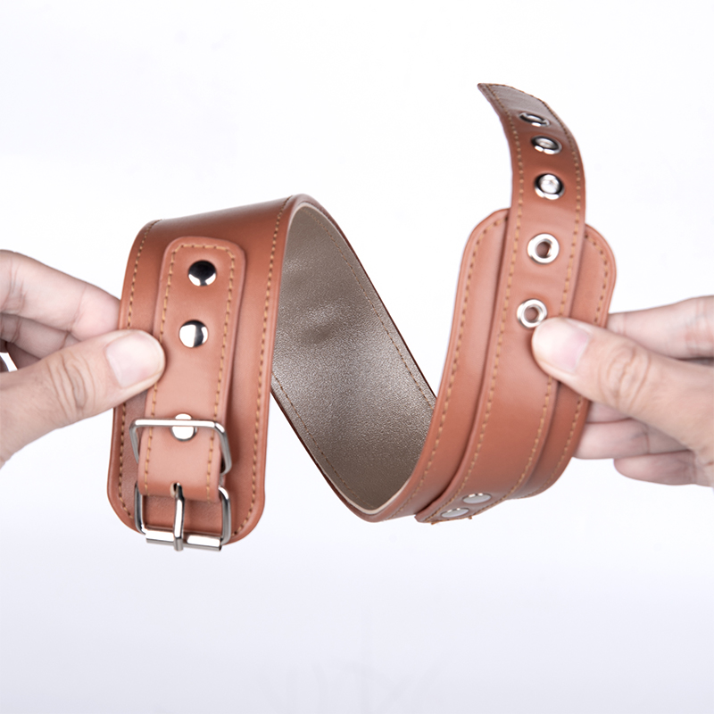 Frauen-Rollenspiel-Sexspielzeug, verstellbare Sklavenfesseln, Erwachsenenprodukte, SM-Bondage-Halsband f&uuml;r Paare