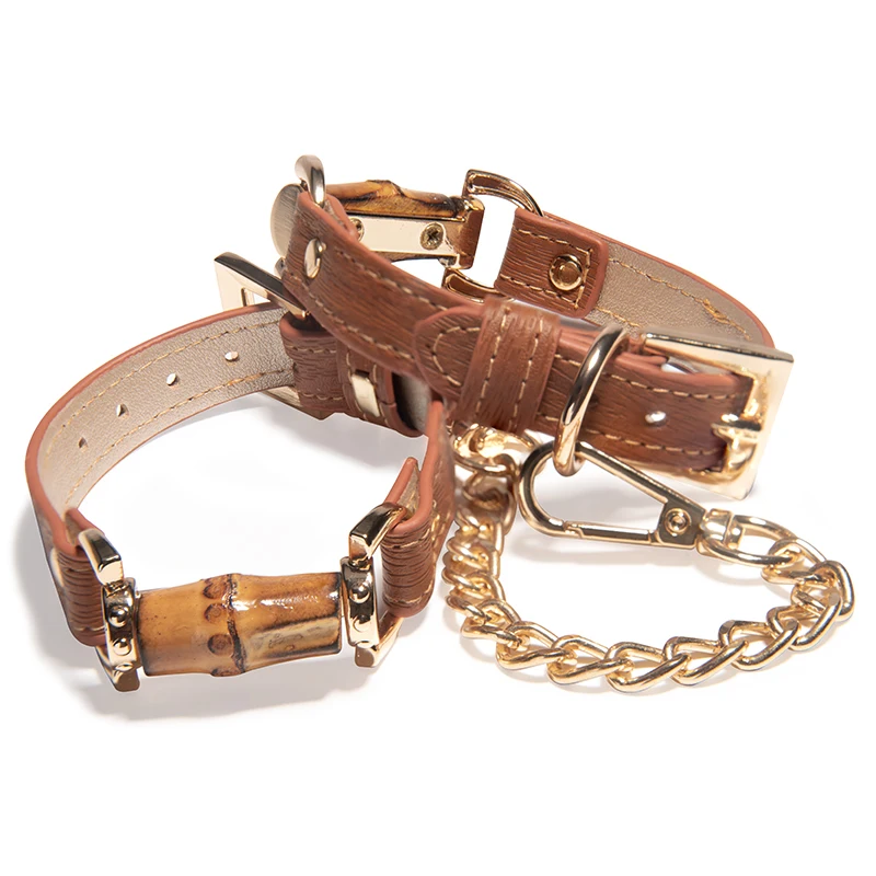 Bamboe Handboeien Vrouw Voor Koppels Bondage Handboeien SM Sexy Terughoudendheid Erotische Speeltjes voor Volwassen Spelletjes BDSM speelgoed voor Vrouwen