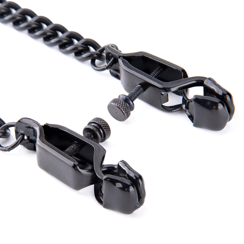  BDSM용 체인 목걸이가 포함된 친절한 베스트셀러 조절식 젖꼭지 클램프