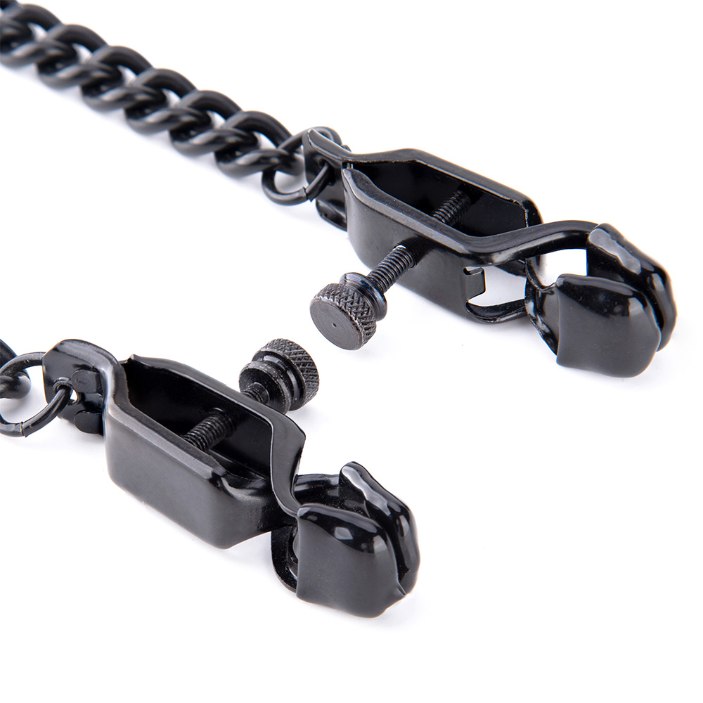  BDSM용 체인 목걸이가 포함된 친절한 베스트셀러 조절식 젖꼭지 클램프