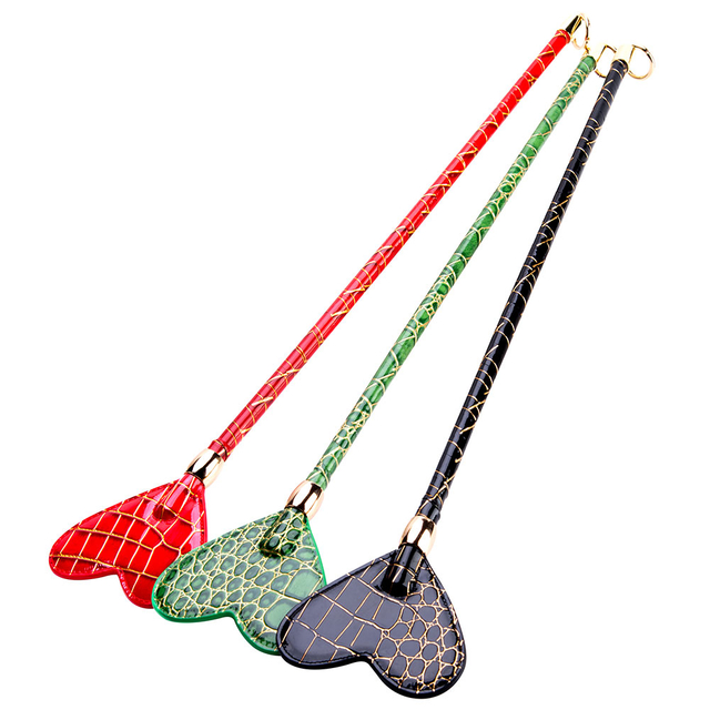 Paddel weiches Leder Herz Liebe Peitsche Fetisch Sexspielzeug PU Peitsche Flogger Produkte