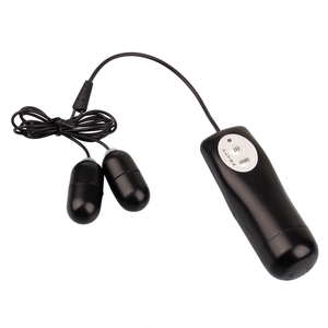Mini-eiervibrator met dubbele kop Compacte en krachtige tweekoppige vibrator voor persoonlijk plezier of plezier voor koppels