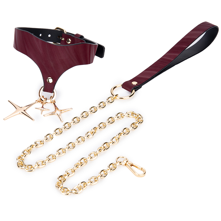 커플의 BDSM 모험을 위한 베스트 셀러 PU 가죽 속박 고리 구속 목 고리