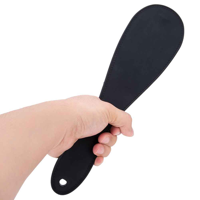 Regalo di sculacciata nera in silicone di alta qualità per gioco di coppia BDSM femminile