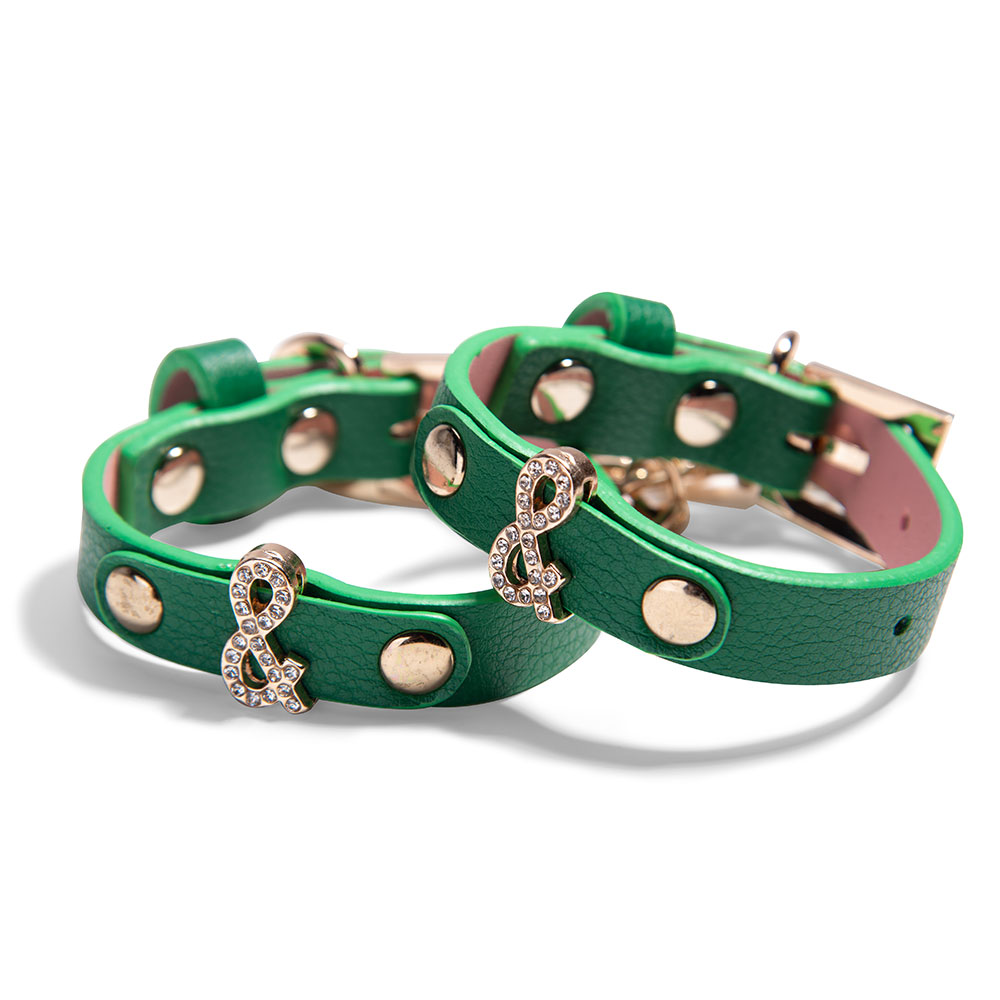 Weiche, verstellbare gr&uuml;ne Handschellen, SM-Bondage-Fesseln-Set