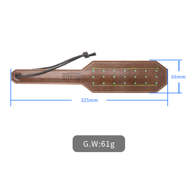 Produttore e fornitore Grande piatto in legno dritto in pelle PU BDSM sculacciata frusta sessuale gioco per adulti giocattoli pagaia in legno