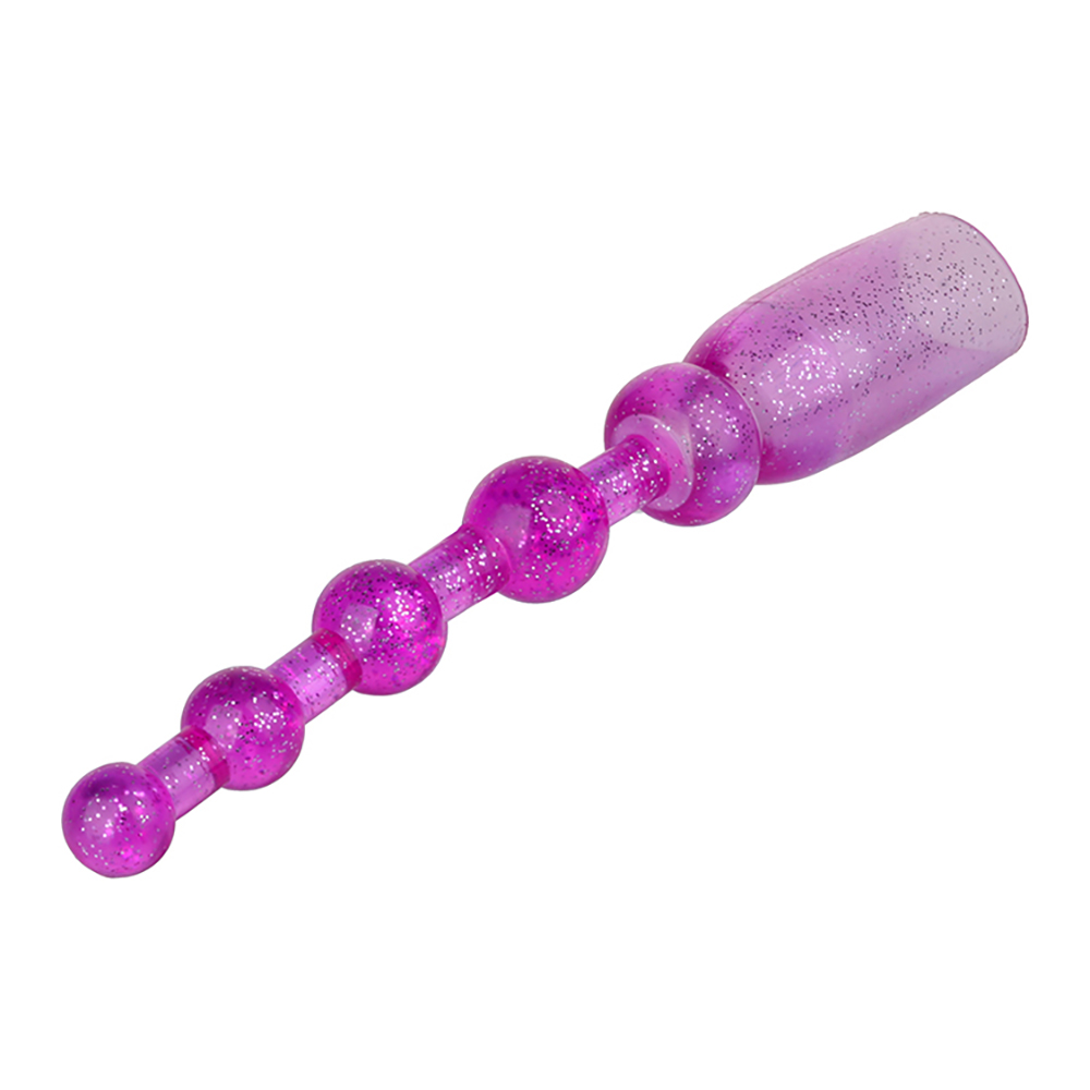 Vibratore con perline anali plug anale per il piacere degli adulti