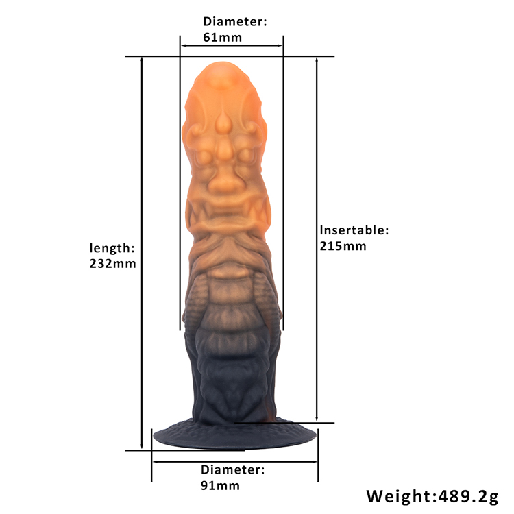 Dildo giocattolo per masturbazione in stile grande disco in silicone colorato