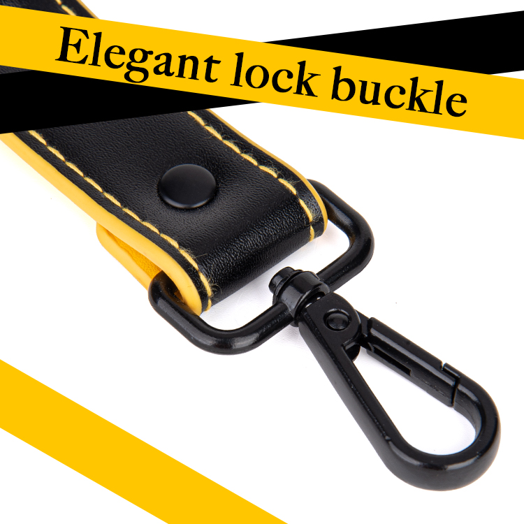 7-teiliges luxuri&ouml;ses gelbes PU-Leder-Bondage-SM-Spielzeug-Set, Handschellen, Fu&szlig;fesseln, Augenbinde, Mundknebel, Halsband und Spanking-Peitsche f&uuml;r Erwachsene, BDSM-Spiel