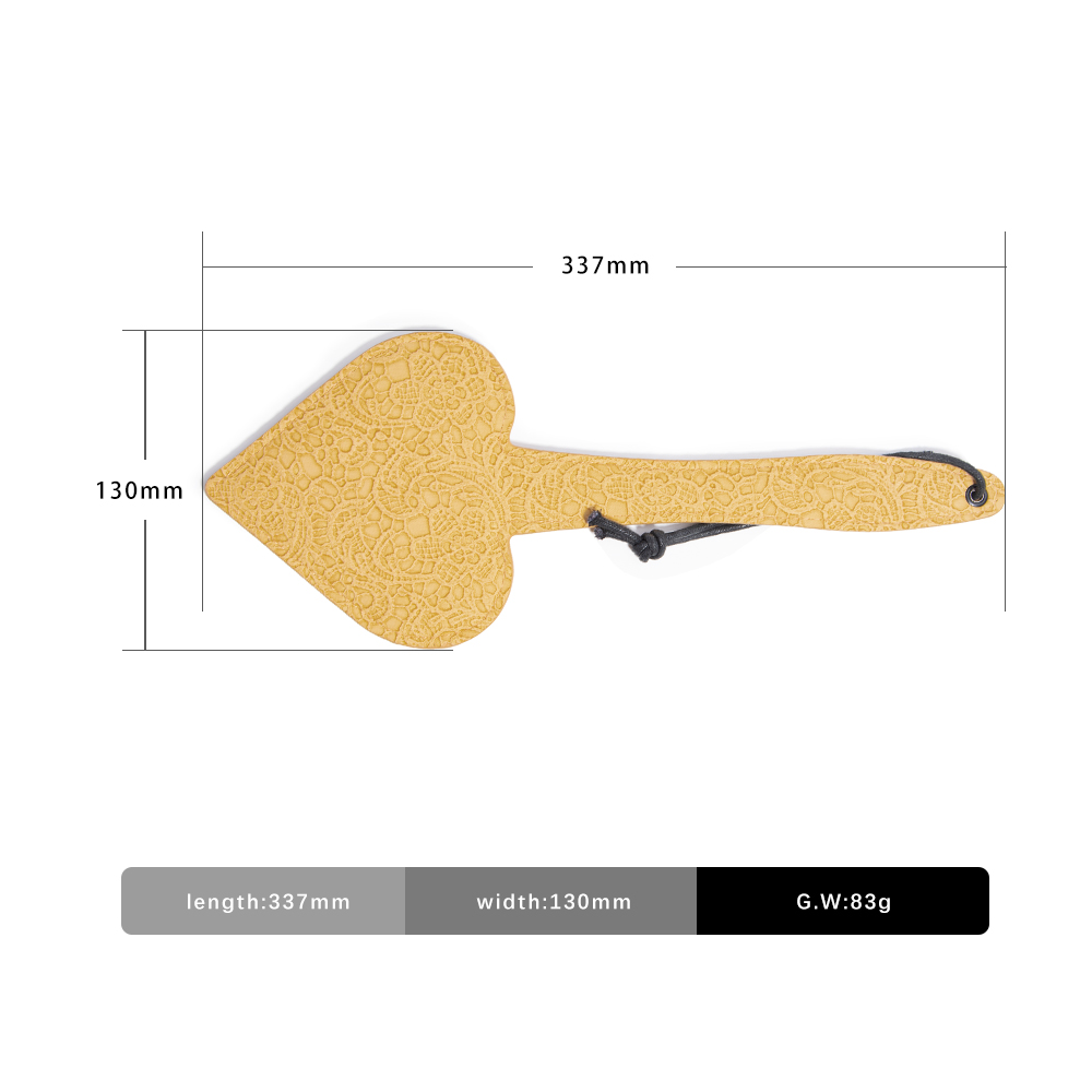 BDSM Spade Shape Peddels seksspeeltje voor volwassenen koppels