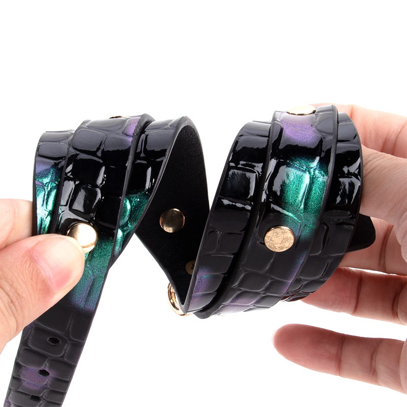 Vrouwen Rollenspel Luxe Kraag en Seksspeeltjes Verstelbare Slave Terughoudendheid Producten voor volwassenen SM Bondage Kraag voor koppels
