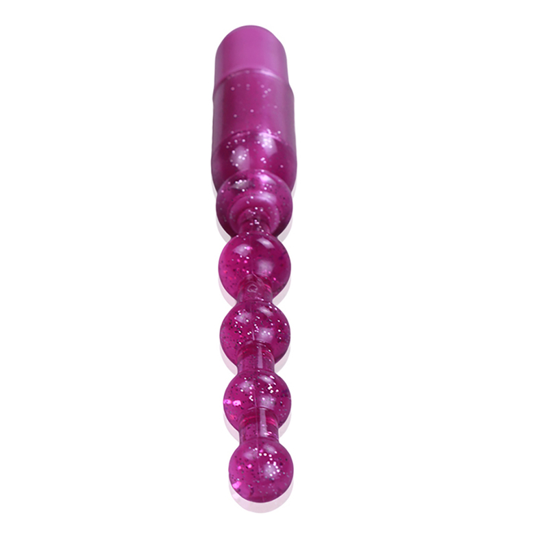 Vibratore con perline anali plug anale per il piacere degli adulti
