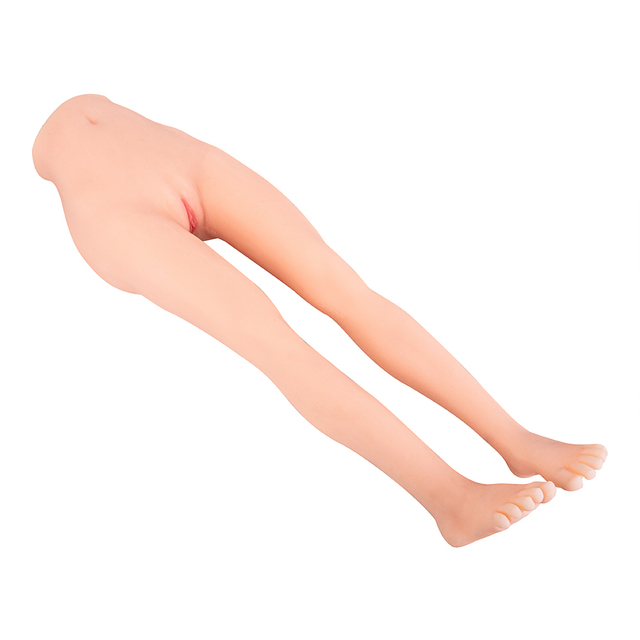 남성 자위 절반 몸 다리 성 장난감을 위한 가동 가능한 다리 보지 남자 성 장난감
