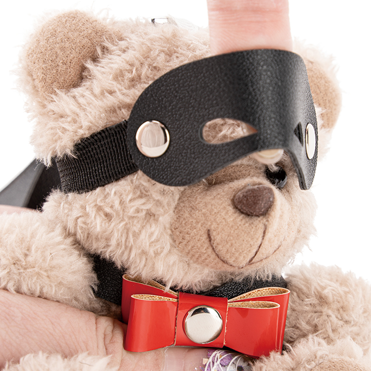 활과 열쇠 고리 PU 가죽 BDSM 곰