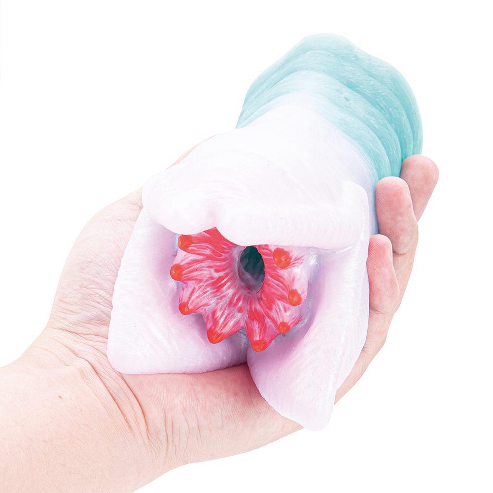 Siliconen bloemmonster masturbator kanaal seksspeeltje