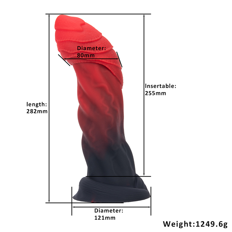 Dildo per masturbazione femminile di colore misto per donna