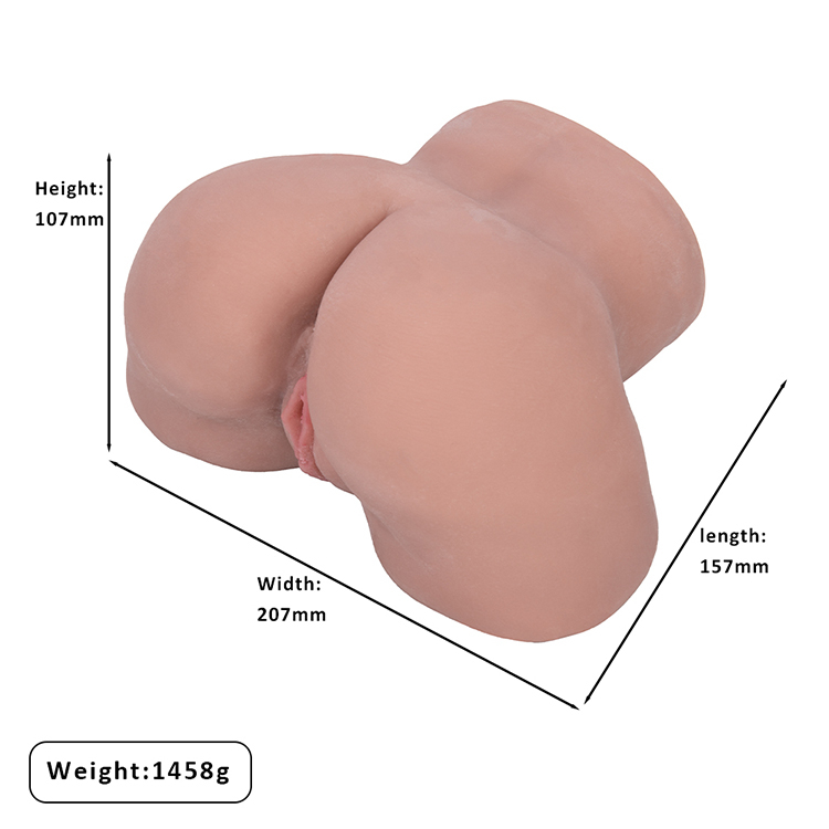 Masturbatore vaginale con fica da culo maschile in TPE realistico per fica da uomo