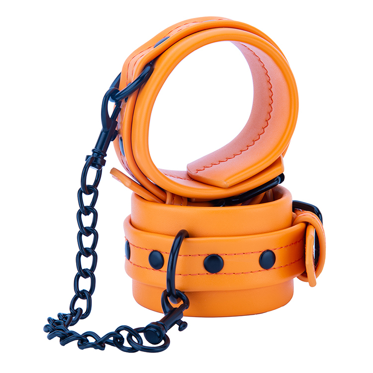 BDSM-Handschellen aus PU-Leder, professionelles Fesselspielzeug f&uuml;r SM-Bondage-Spiele f&uuml;r Erwachsene