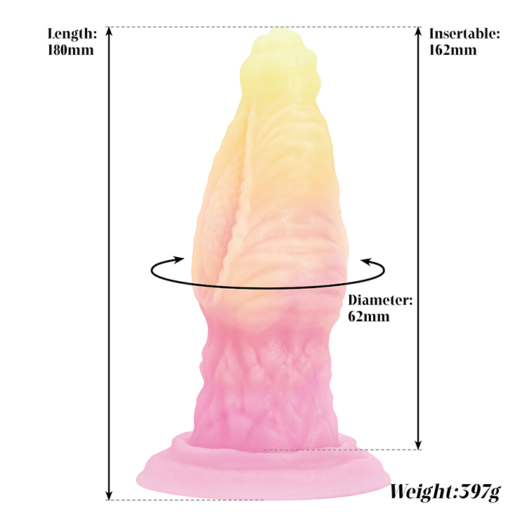 Ultimatives Fantasy-Spielzeugset Dragon Alien und Big Knot-Dildos f&uuml;r abenteuerliche Analerkundungen