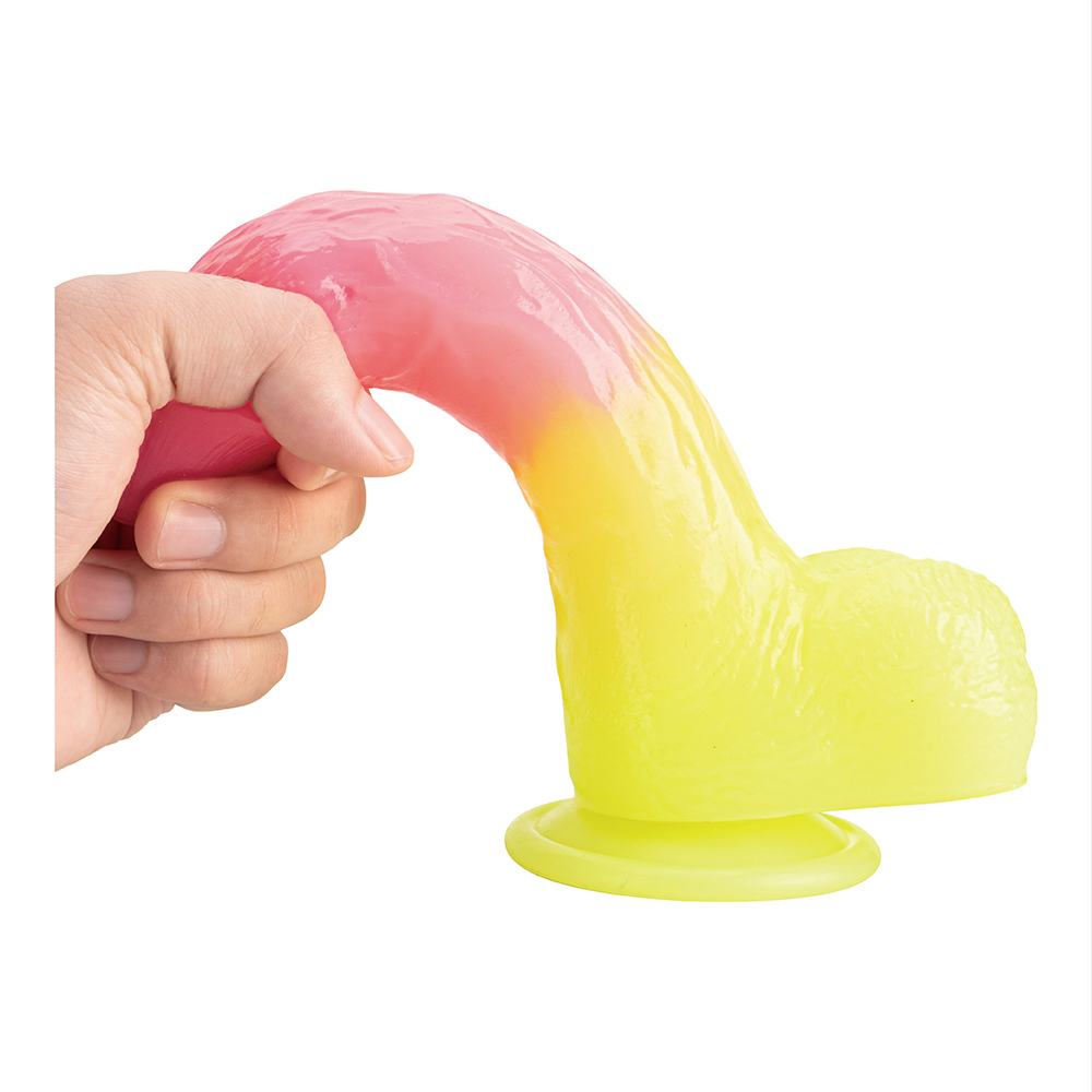 Produttori di dildo alieni in silicone luminoso con ventosa