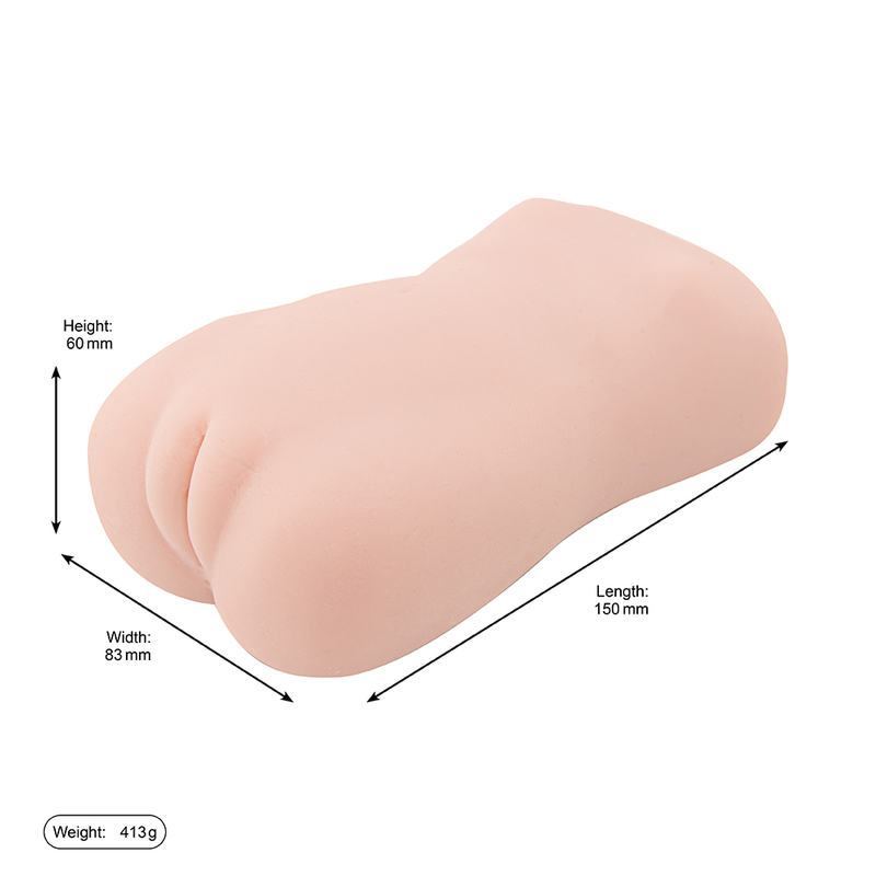  Kunstmatige Pocket Pussy Vagina Masturbatie Cup Seksspeeltje voor de mens