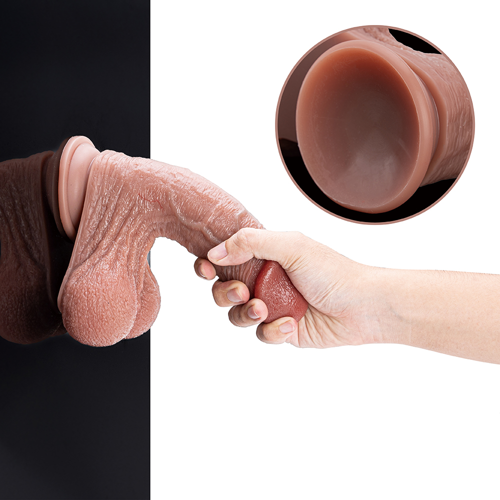 새로운 스타일 에뮬레이터 흡입 컵 자위 현실적인 성인 딜도