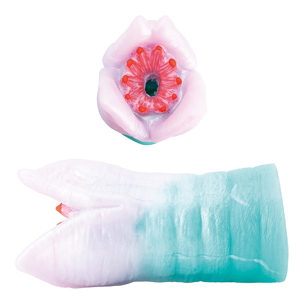 Siliconen bloemmonster masturbator kanaal seksspeeltje