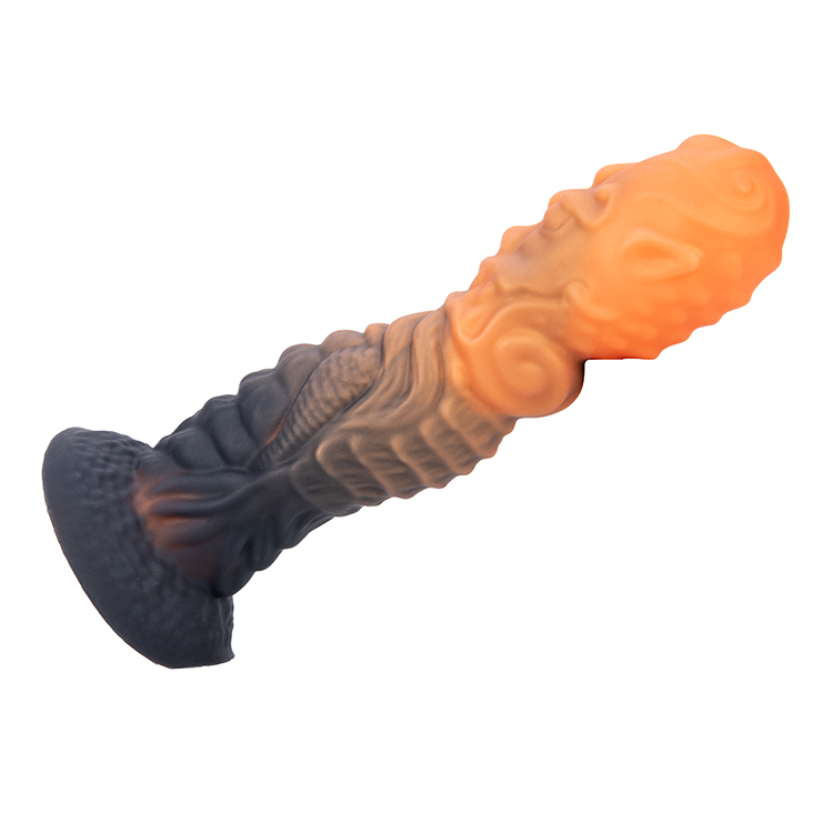 Dildo giocattolo per masturbazione in stile grande disco in silicone colorato