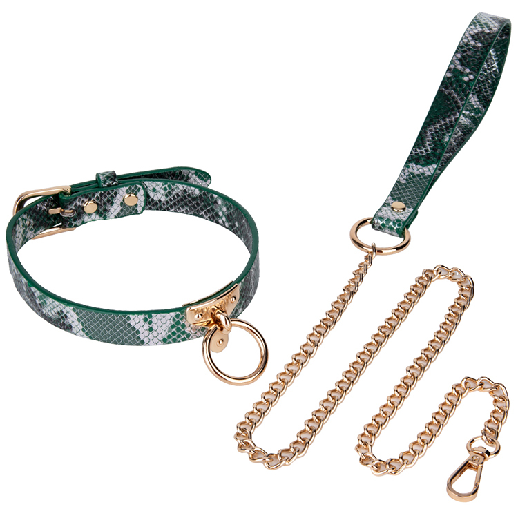 Vrouwelijke bondagekit met halsband en ketting: gotische BDSM-set carnaval punk cadeau voor spelletjes voor koppels