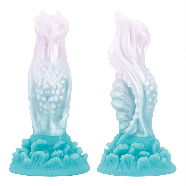 Fantasie-Dildos in verschiedenen Farben mit riesigen Tier-Penis-Dildos 