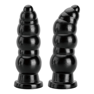Riesige PVC-Analplugs f&uuml;r Frauen und M&auml;nner, gro&szlig;e schwarze Dildos im Adult Sex Toy Shop